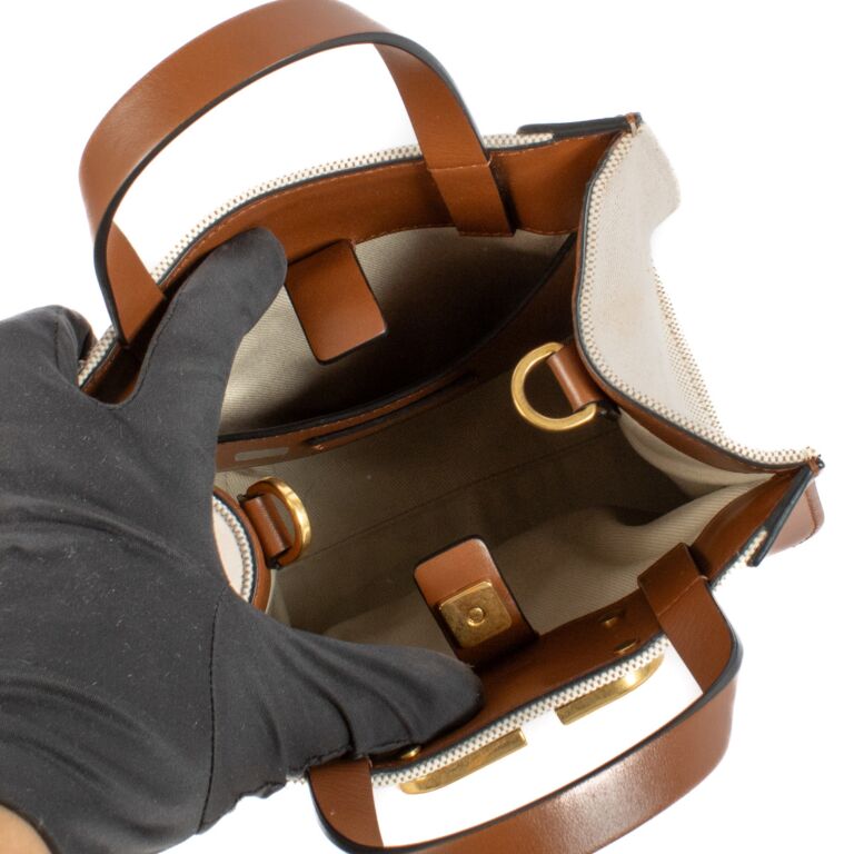 Valentino Garavani Vlogo Small Signature Canvas and Leather