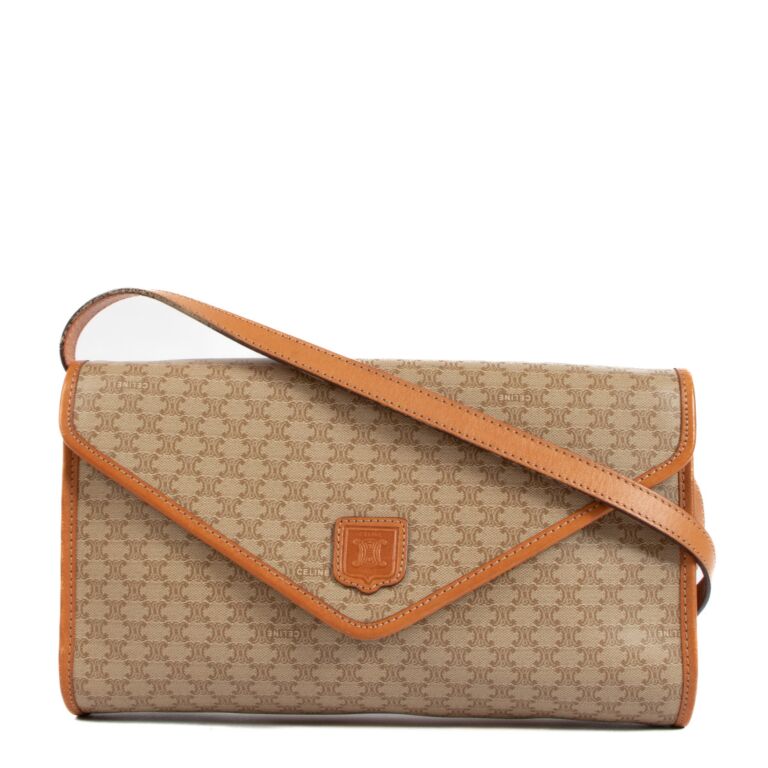 C line Beige Macadam Crossbody Bag Labellov Buy and Sell