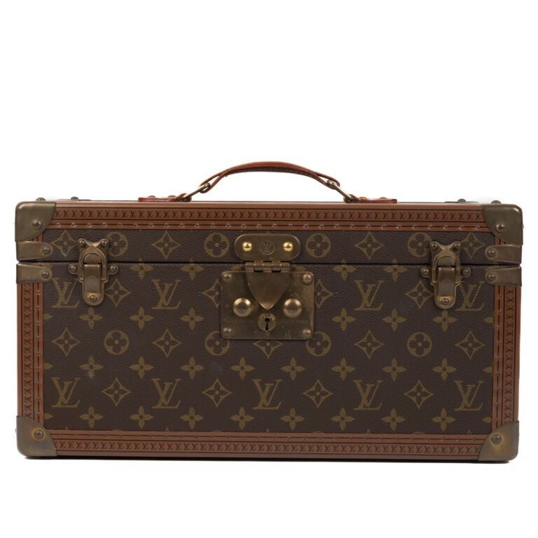 LOUIS VUITTON Monogram Canvas Cosmetic Vanity Travel Trunk Case