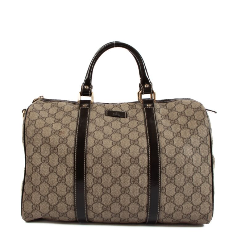 Gucci gg supreme boston bag deals