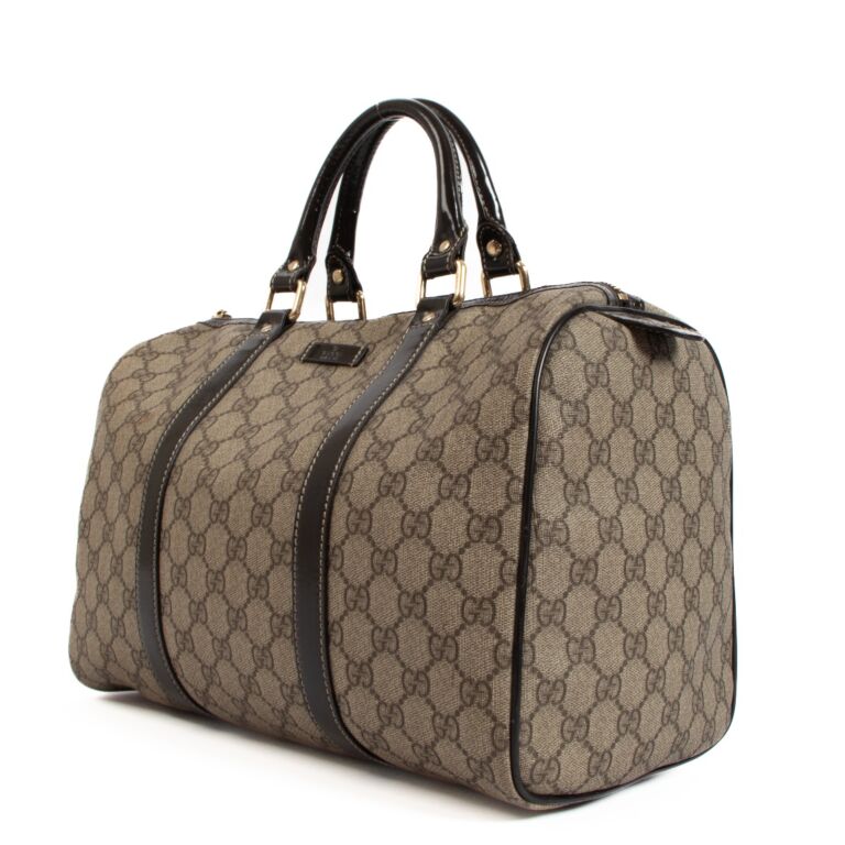 Gucci supreme boston bag sale