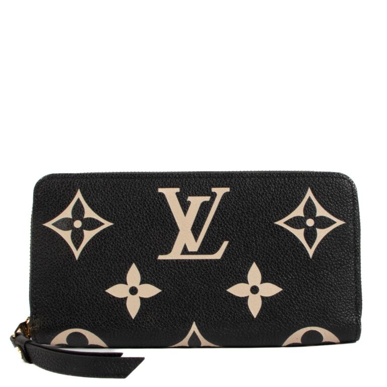 入手困難♪【Louis Vuitton】Zippy Wallet 長財布Monogram Black LOUIS VUITTON Monogram Empreinte Leather Zippy Wallet Black