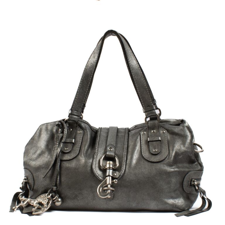 Chloe Silver Leather Kerala Handbag Labellov Buy and Sell Authentic Luxury