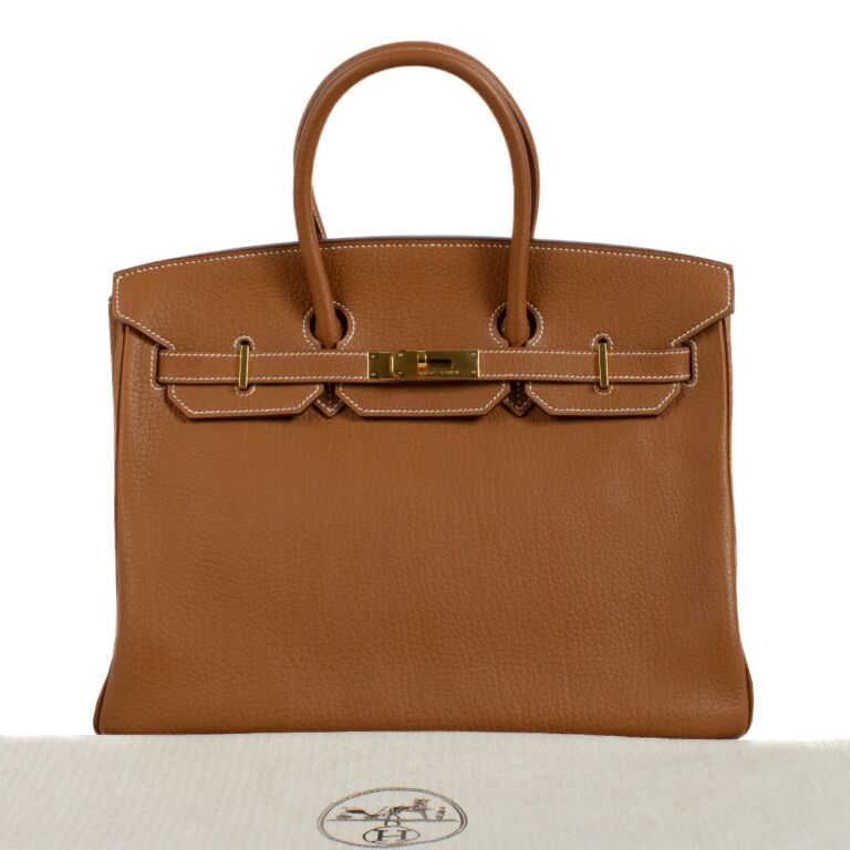 Hermès Birkin 35 Gold Fjord GHW ○ Labellov ○ Buy and Sell