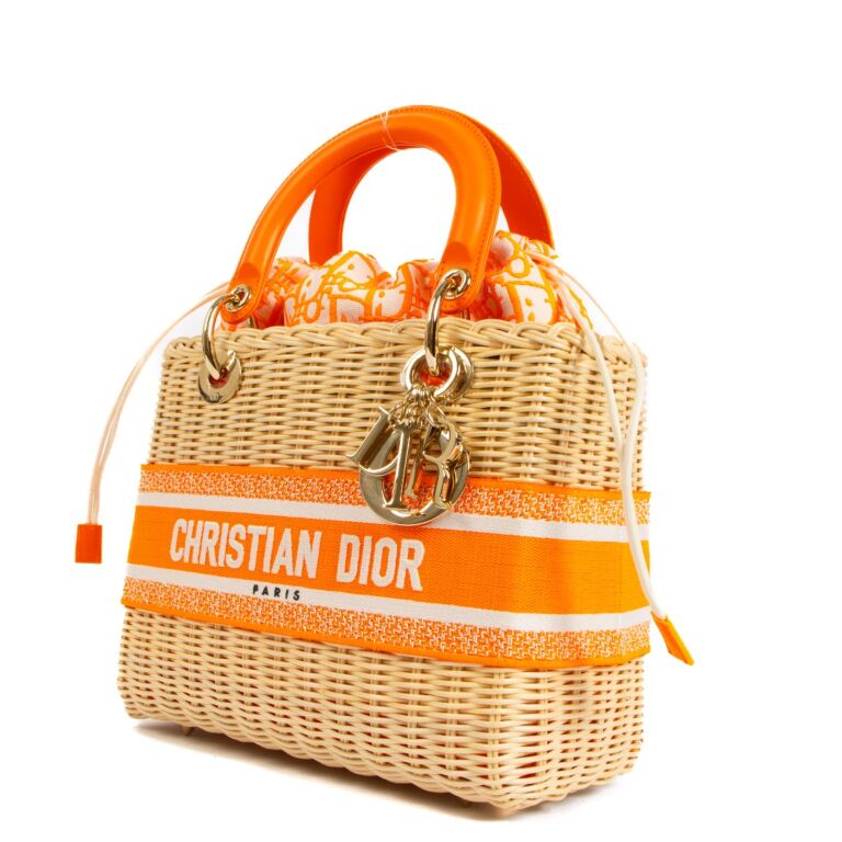 Christian dior clearance tote bag orange