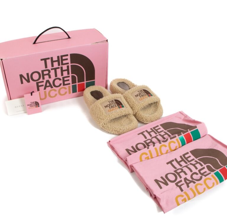 Gucci x The North Face Wool Slides ○ Labellov ○ Buy and