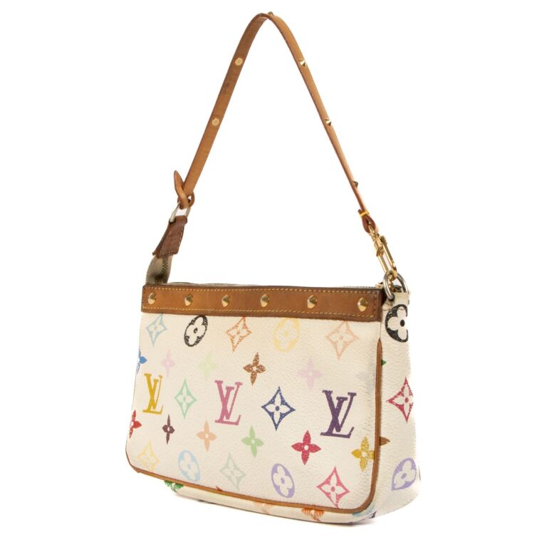 Louis Vuitton x Takashi Murakami White Monogram Multicolore