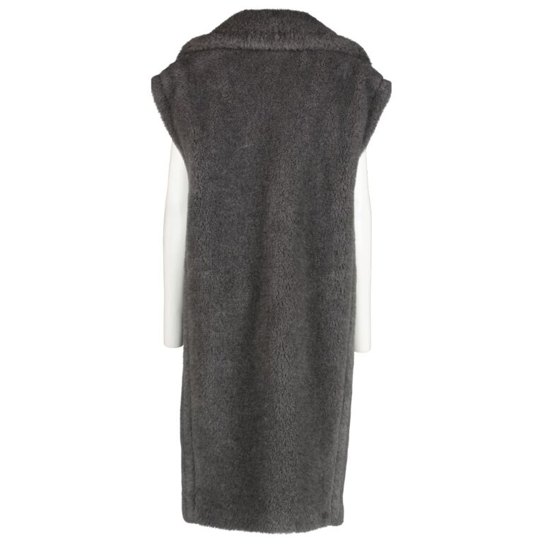 ベスト・ジレ MAX MARA LANOSO TEDDY WAISTCOAT Max Mara LANOSO4 - Teddy fabric vest cape (Max Mara/ベスト