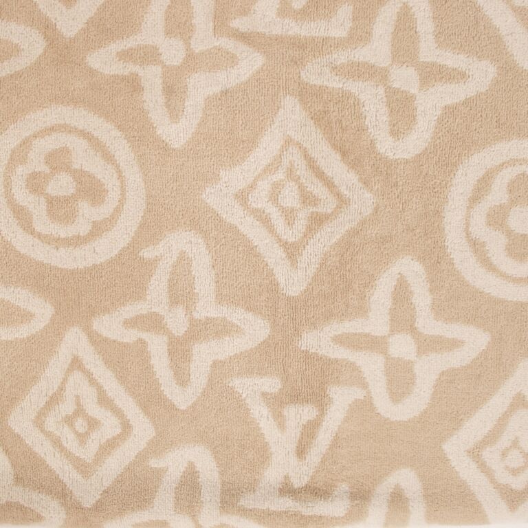 LOUIS VUITTON ビーチタオル　ブランケット　タイシェンヌ　ベージュ 楽天市場】LOUIS VUITTON ルイヴィトン ビーチタオル ブランケット