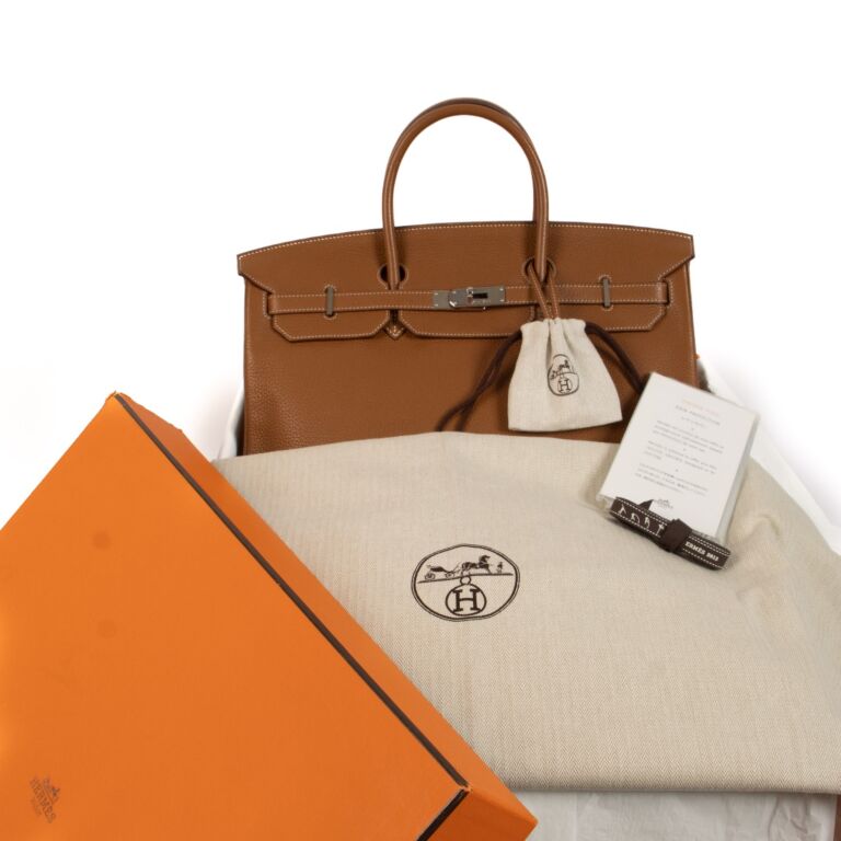 Herm s Birkin 40 Togo Gold PHW Labellov Buy and Sell