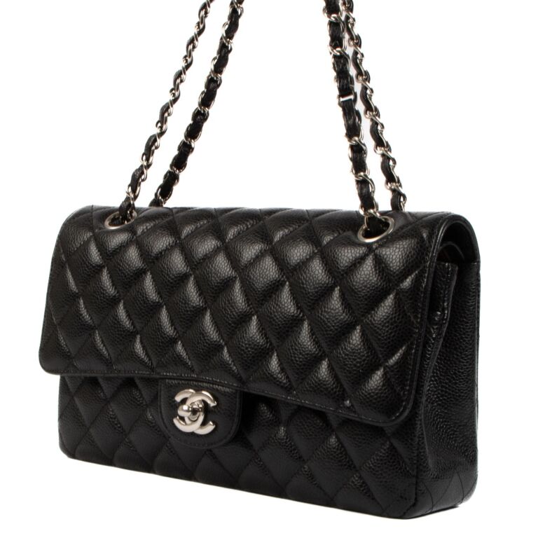 Chanel black caviar bag new arrivals
