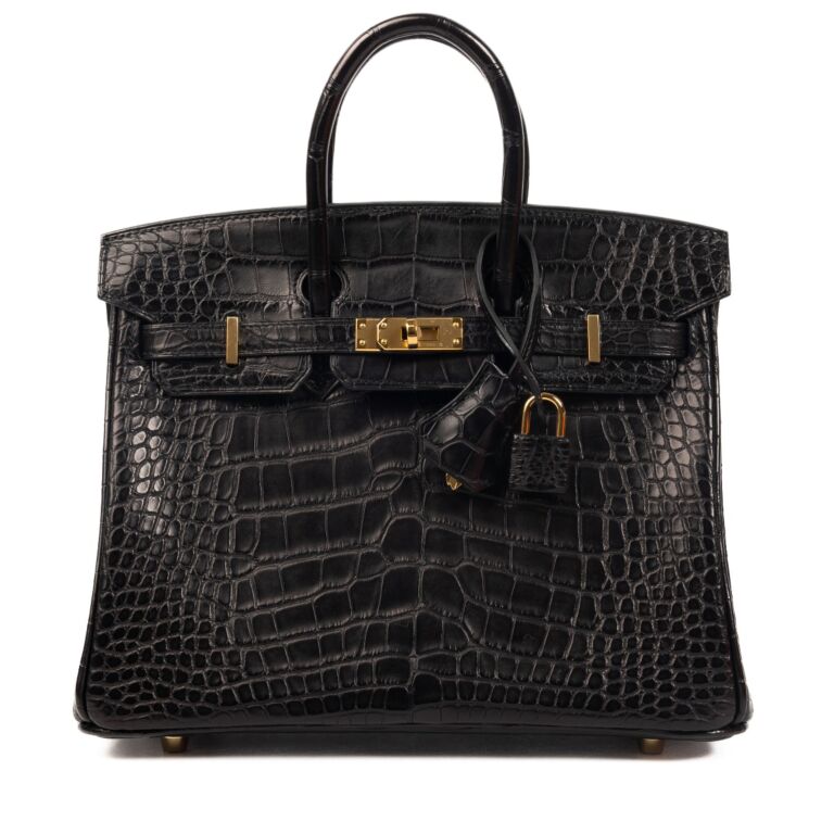 Black hermes birkin hot sale 25