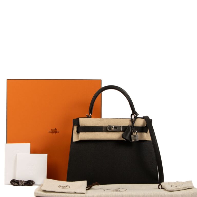 hermes kelly 28 black