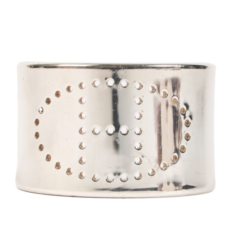 Hermes silver cuff best sale bracelet