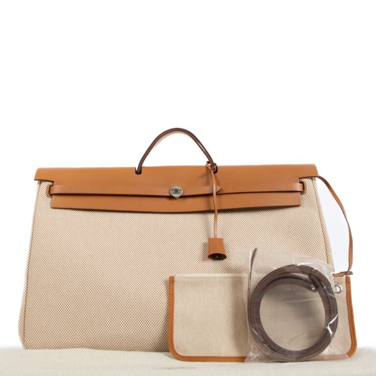 Hermes Herbag Zip Retourne Cabine Bag 50cm – labelluxe