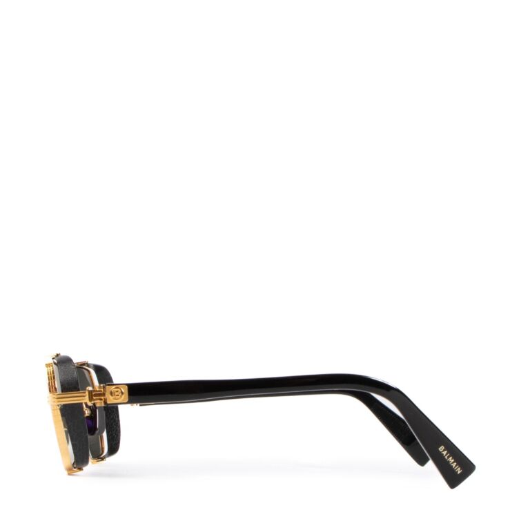 Balmain Black Gold Brigade III Sunglasses Labellov Buy and
