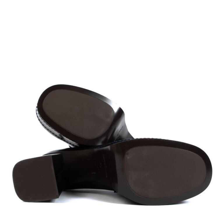 See By Chloé Black Leather Bryanna Pumps - size 40