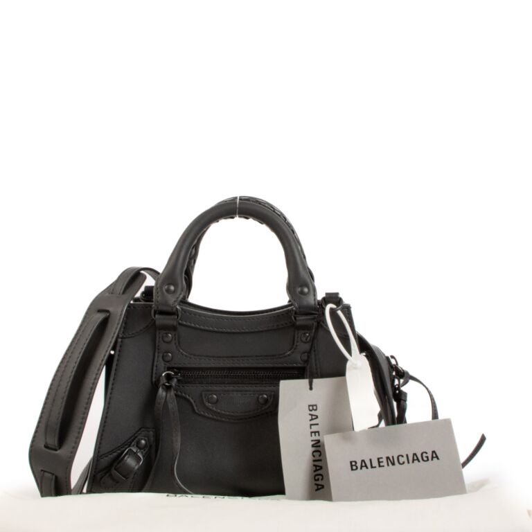 Balenciaga Classic City Mini Shoulder Bag in Black