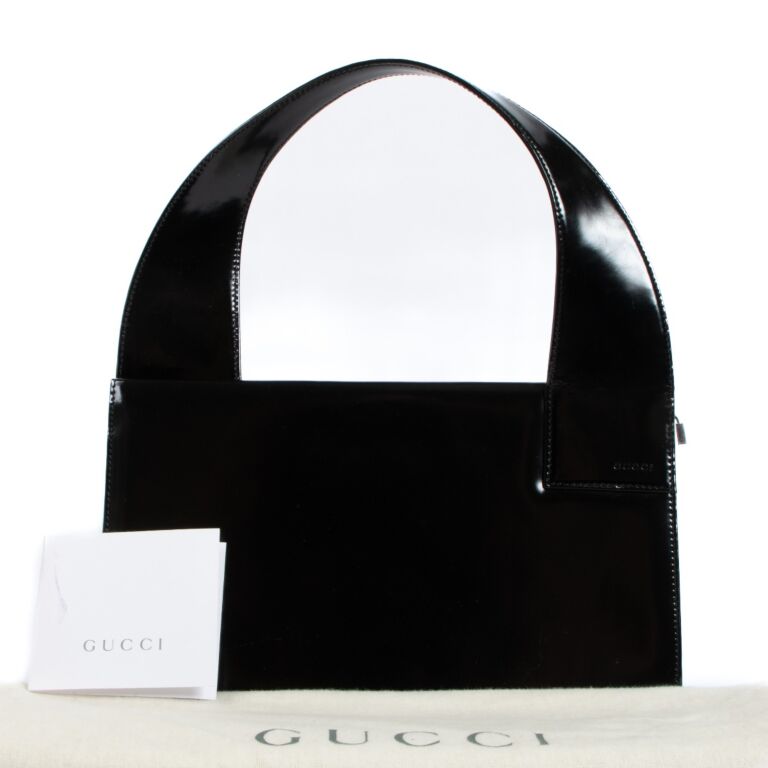 代引き手数料無料 Tom by Gucci Ford Bag Shoulder Leather Polished Black バッグ