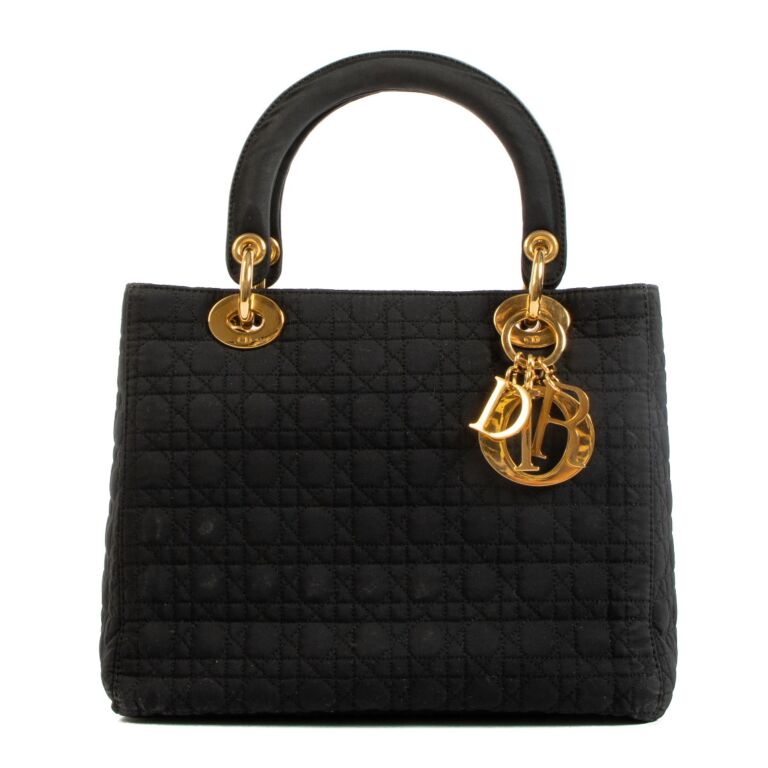 Lady dior fabric bag deals