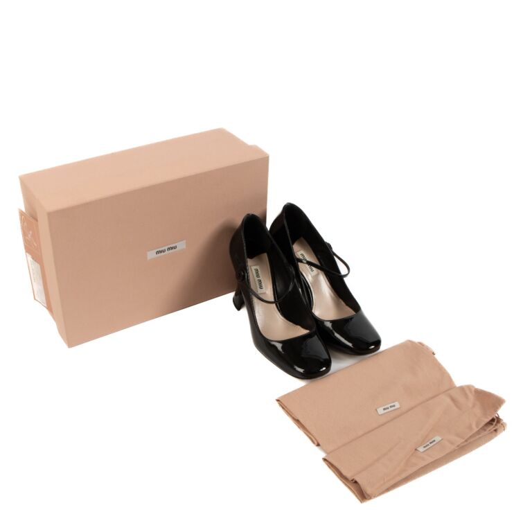 パンプス MIUMIU BLACK LEATHER NAPPA LEATHER PUMPS Miu Miu Nappa leather pumps for Women - Black in UAE | Level