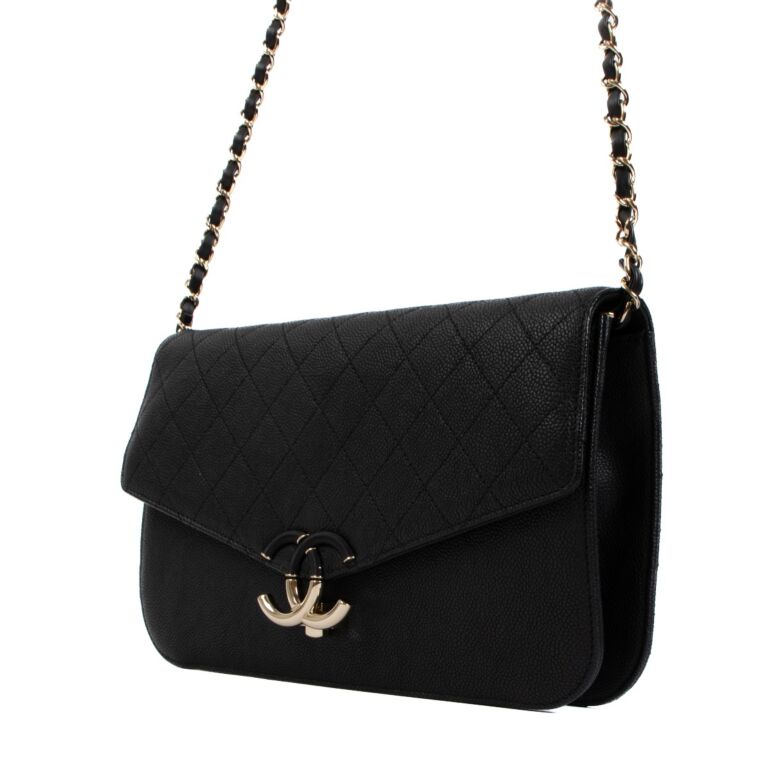 【CHANEL】vintage coco caviar wash bag★ウォッシュバッグ Chanel vintage coco caviar wash bag – Moka Vintage HK