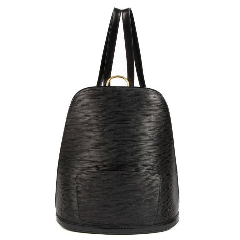 Louis Vuitton Black Epi Leather Goblin Backpack Labellov Buy