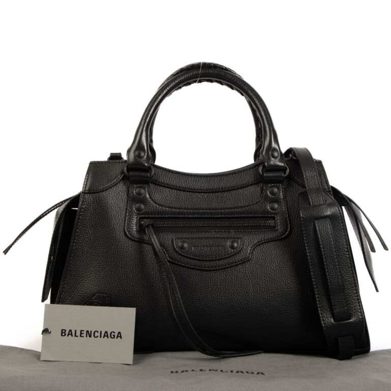 Balenciaga Black Neo Classic Small Top Handle Labellov Buy