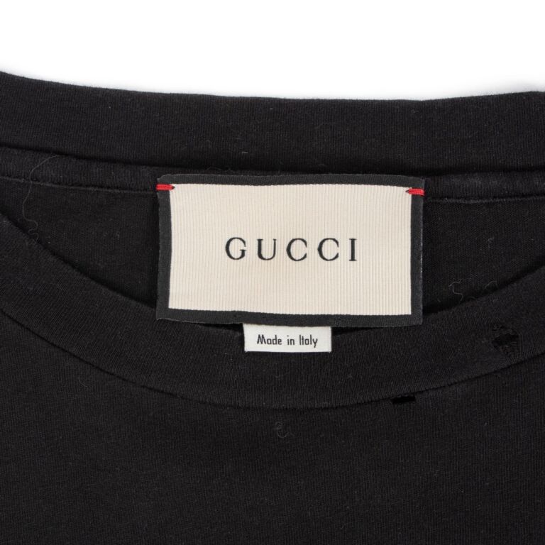 Black t shirt gucci outlet