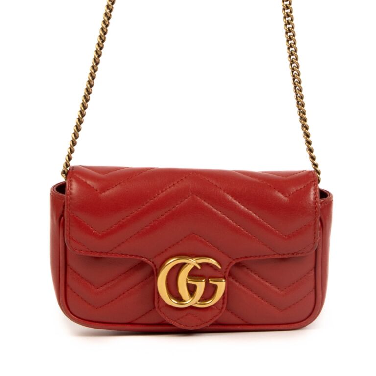 Red gucci top small bag