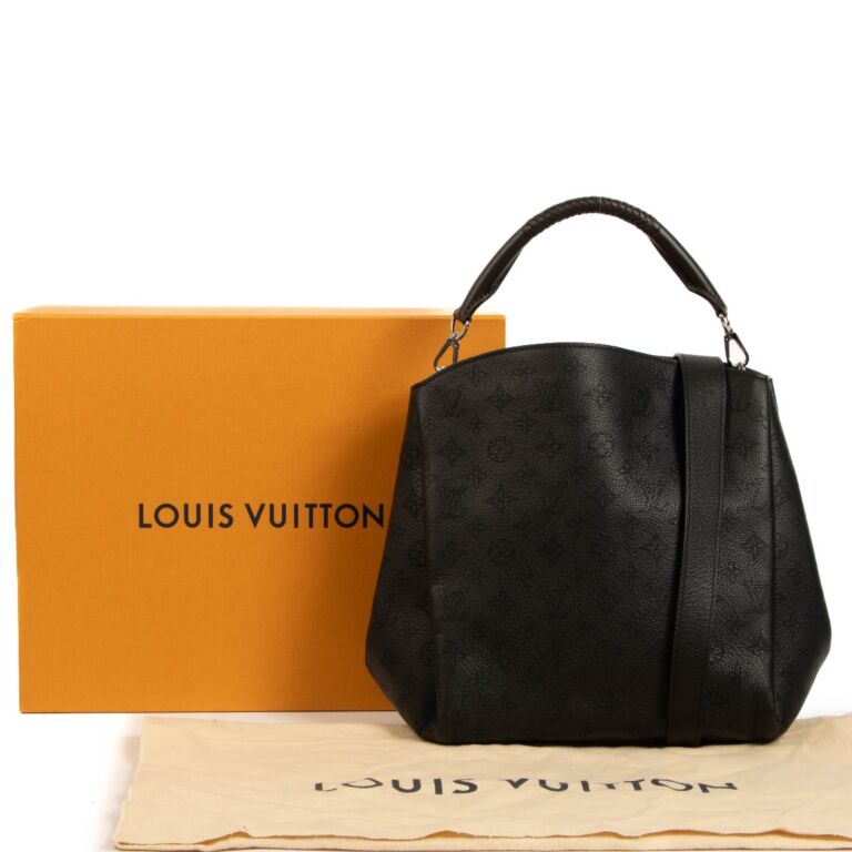 Louis Vuitton Monogram Mahina Leather Babylone PM Bag