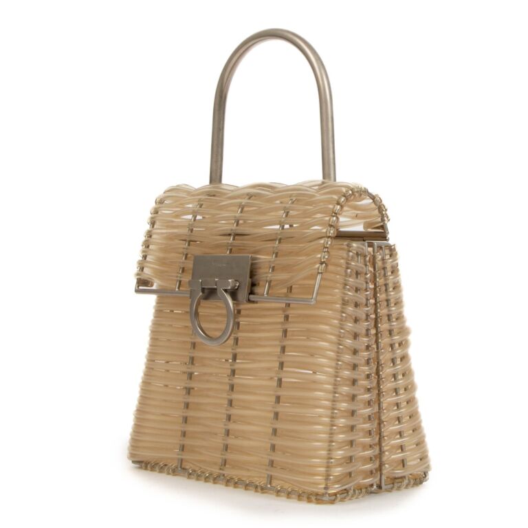 Salvatore Ferragamo ボストンバッグ　ハンドバッグ　PVC 楽天市場】ボストンバッグ フェラガモの通販