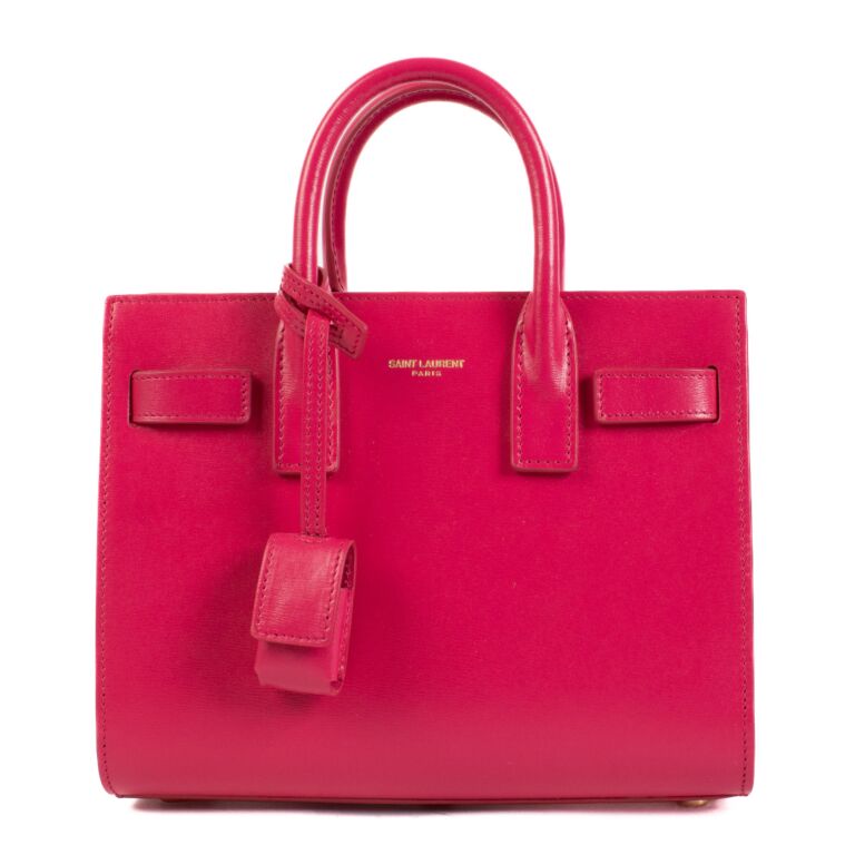 Saint Laurent Pink Sac de Jour Nano Bag Labellov Buy and Sell Authentic Luxury