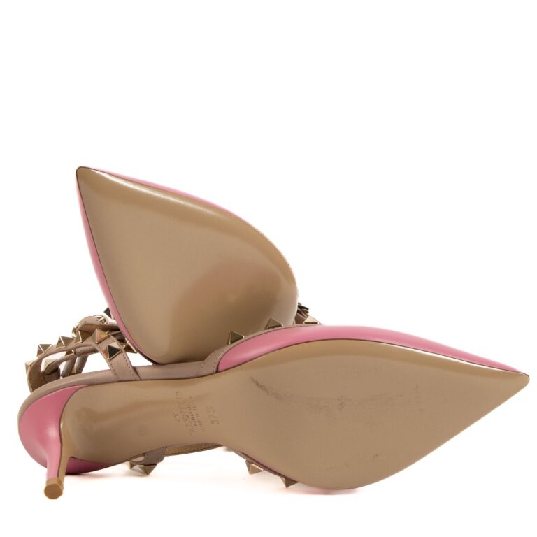Valentino rockstud online caged heels