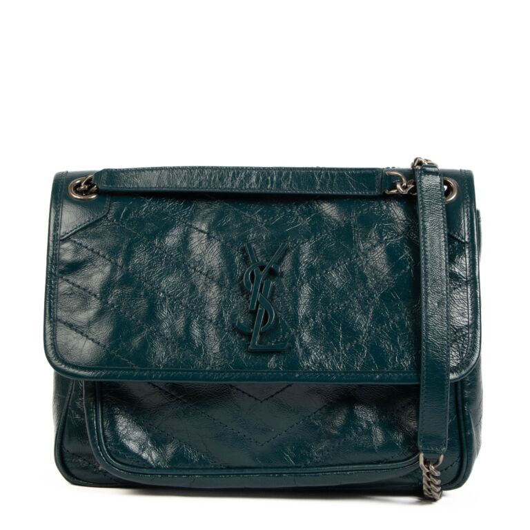 Ysl dark hotsell green bag