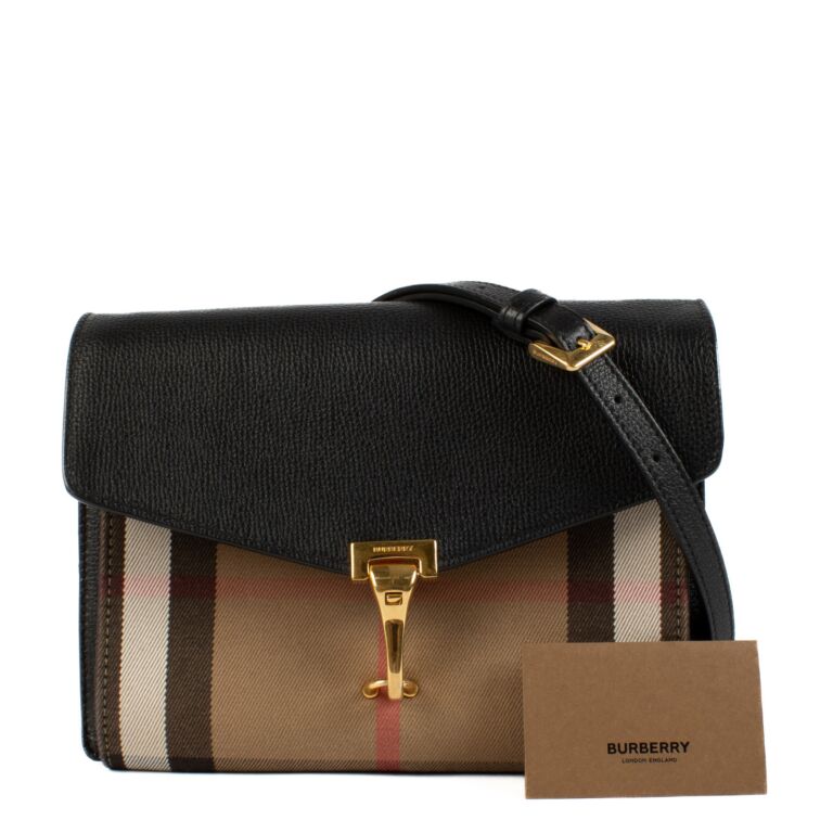 Burberry Snip Leather Crossbody Bag | Black | FARFETCH