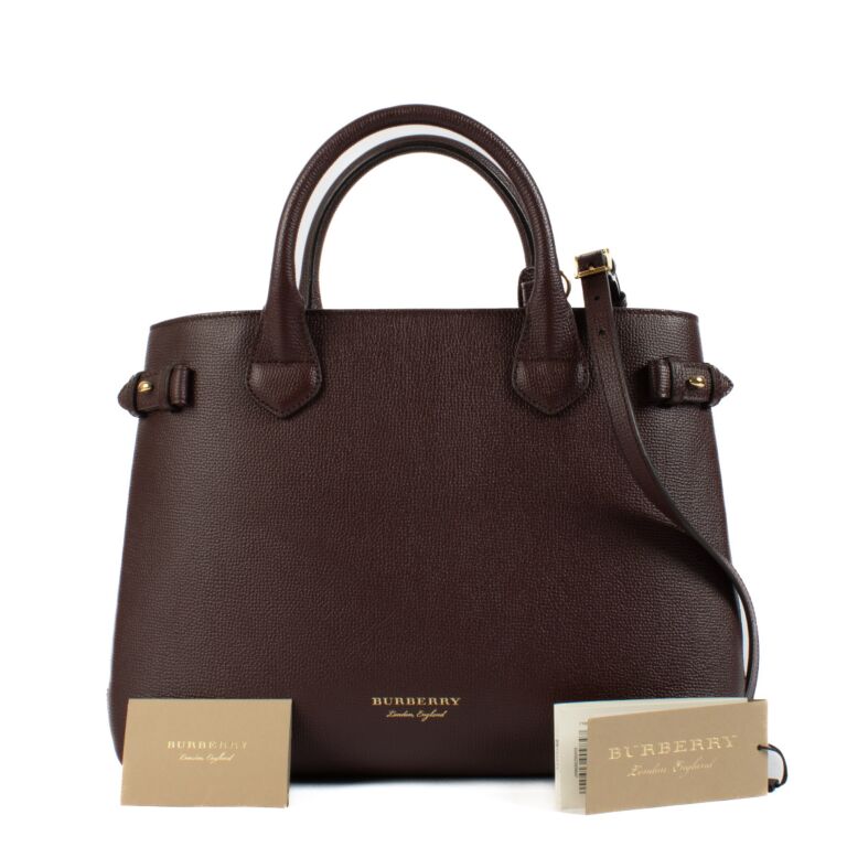 Burberry burgundy bag online