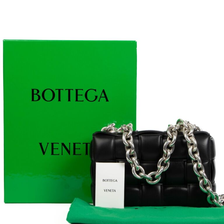 Bottega Veneta Black Chain Cassette Bag Labellov Buy and
