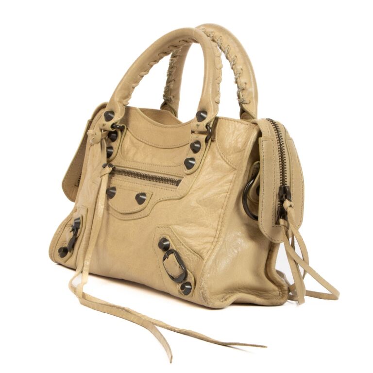 Balenciaga city mini beige outlet