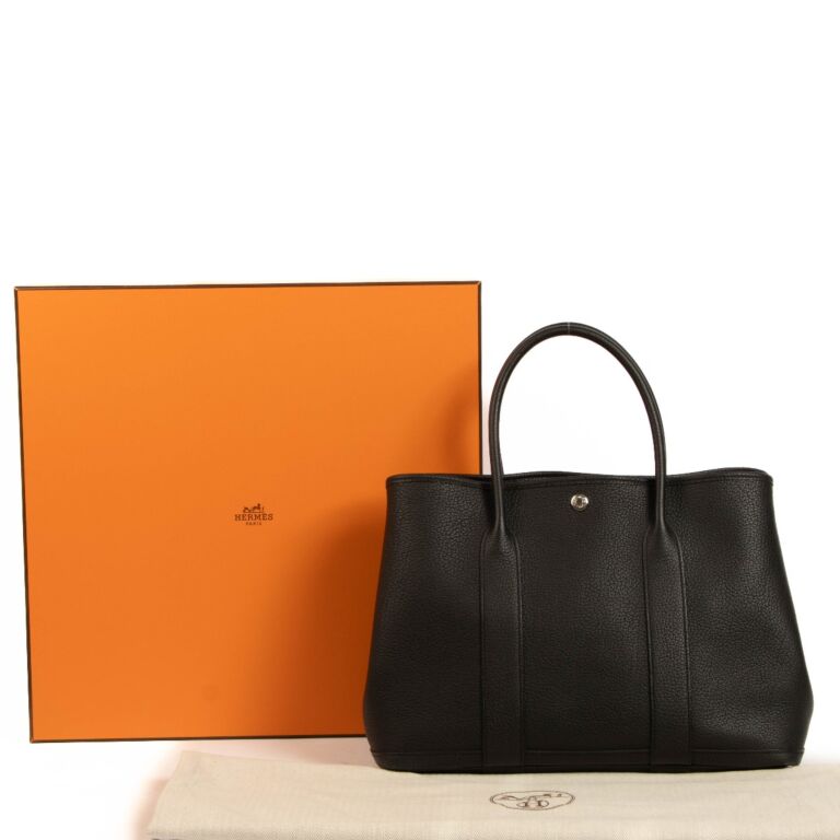 Hermès Garden Party 36 Black Negona ○ Labellov ○ Buy and Sell Authentic  Luxury
