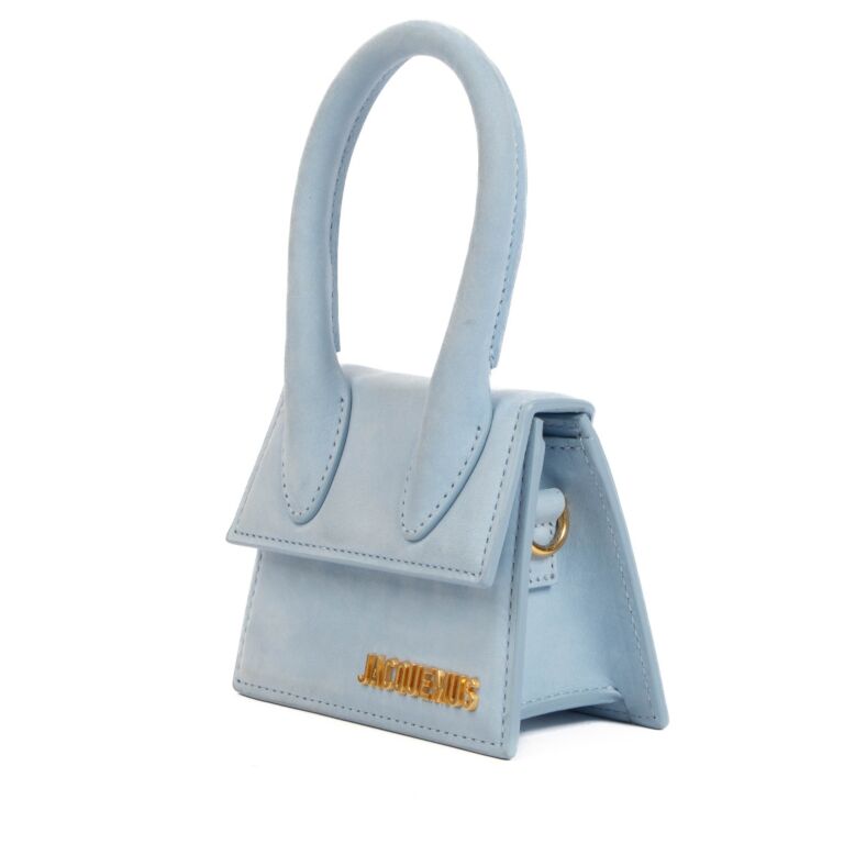 Jacquemus blue mini bag sale