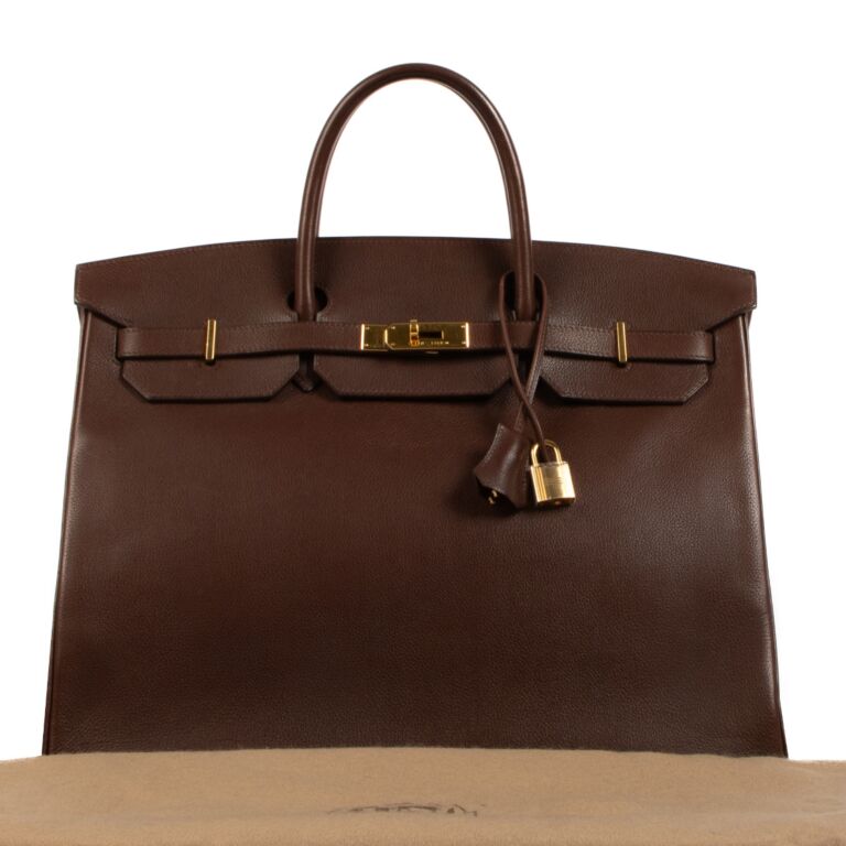 Herm s Birkin 40 Havane Evergrain GHW Labellov Buy and Sell