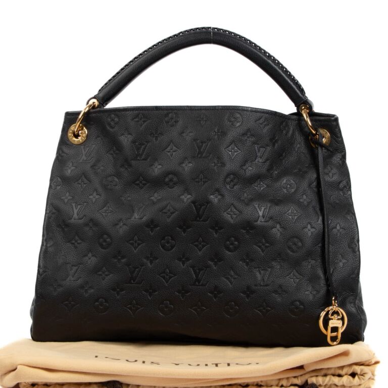 Louis vuitton black artsy bag sales
