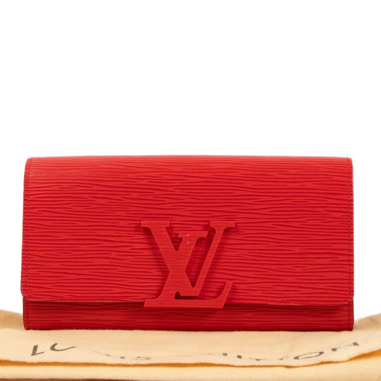 Louis Vuitton Vintage - Epi Louise Long Wallet - Red - Leather and