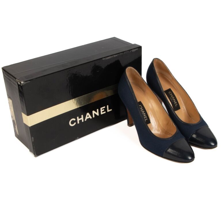 靴 Vintage Chanel Travel Ligne Pumps 36 Vintage Chanel Travel Ligne Pumps 36