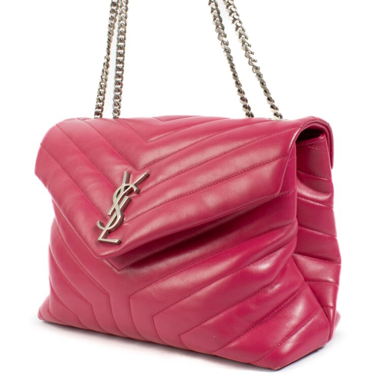 Saint Laurent Fuchsia Medium Loulou Bag ○ Labellov ○ Buy