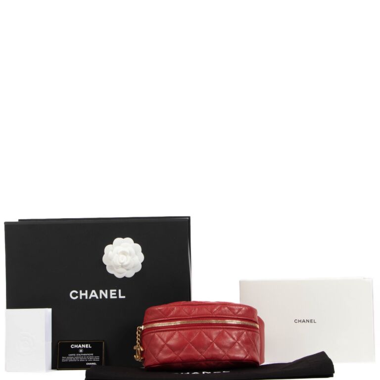 Chanel Red Lambskin Belt Bag ○ Labellov ○ Buy and Sell Authentic
