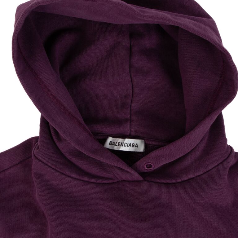 Balenciaga hoodie store purple