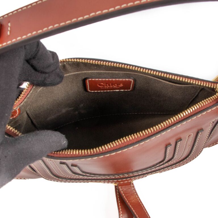 Chlo Sepia Marcie Small Saddle Shoulder Bag Labellov Buy