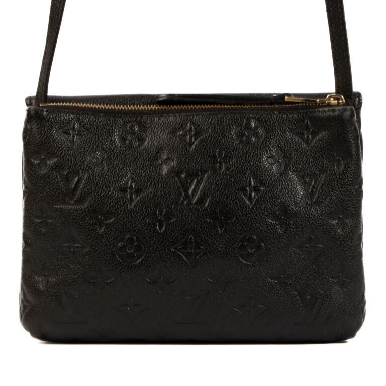 Louis Vuitton black empreinte pallas crossbody bag Leather ref